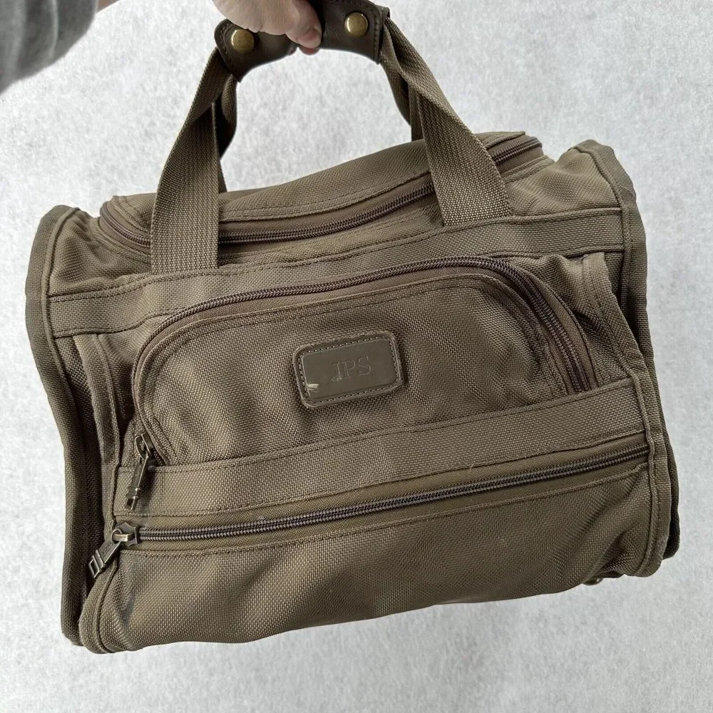Tumi Ballistic Canvas Small Duffel Bag Weekender - No‎ Shoulder Strap, Monogram